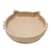 Bol din silicon, AppeKids, Kitty II - Bubble Beige KRTAK275251