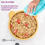 Bol din silicon cu ventuza, AppeKids, The Little Bear - Honey KRTAK275114