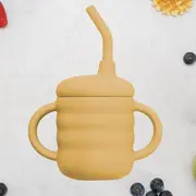 Cana din silicon cu pai, AppeKids - Honey KRTAK275411