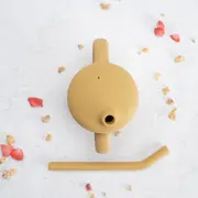 Cana din silicon cu pai, AppeKids - Honey KRTAK275411