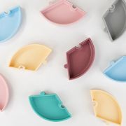 Farfurie Puzzle Minikoioi, 100% Premium Silicone – Bubble Beige/Powder Grey KRT101050054