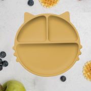 Farfurie compartimentata din silicon cu ventuza, AppeKids - Kitty - Honey KRTAK275312
