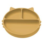 Farfurie compartimentata din silicon cu ventuza, AppeKids - Kitty - Honey KRTAK275312