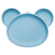 Farfurie din silicon cu ventuza, AppeKids, Panda - Aqua Blue KRTAK275886