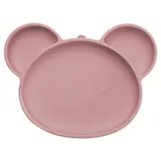 Farfurie din silicon cu ventuza, AppeKids, Panda - Old Rose KRTAK275879