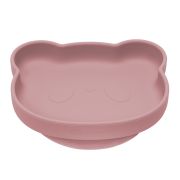 Farfurie din silicon cu ventuza, AppeKids, The Little Bear - Old Rose KRTAK275176