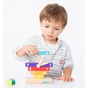 Jucarie Din Lemn, Cubika, "Sa Invatam Ceasul" KRTCU14354