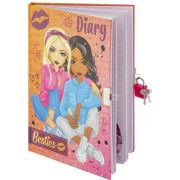 Jurnal Besties A5 cu Cheie si Lacat - 60 de Foi, Hartie Roz Liniata Grafix GR140029 BBJGR140029_Initiala