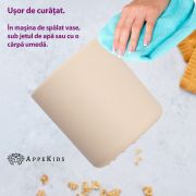 Pahar din silicon, AppeKids - Bubble Beige KRTAK275459