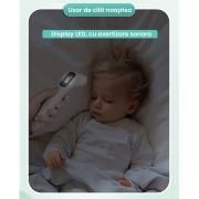Termometru cu Infrarosu pentru corp Kidscare KCT-605, ideal pentru bebelusi, copii si adulti, citire rapida, sigur si precis SUPKCT-605