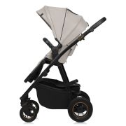 Carucior 2 in 1, Lionelo, Amber Plus, Cadru aluminiu, Cu landou intarit si salteluta moale, Reversibil, Maner ajustabil, Cu accesorii, Cu ventilatie panoramica 3D, Pana la 22 kg, EN1888-1, EN1888-2, EN1466, Bej BYNLO-AMBER_PLUS_2IN1_BEIGE_SAND