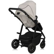 Carucior 2 in 1, Lionelo, Amber Plus, Cadru aluminiu, Cu landou intarit si salteluta moale, Reversibil, Maner ajustabil, Cu accesorii, Cu ventilatie panoramica 3D, Pana la 22 kg, EN1888-1, EN1888-2, EN1466, Bej BYNLO-AMBER_PLUS_2IN1_BEIGE_SAND