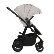 Carucior 2 in 1, Lionelo, Amber Plus, Cadru aluminiu, Cu landou intarit si salteluta moale, Reversibil, Maner ajustabil, Cu accesorii, Cu ventilatie panoramica 3D, Pana la 22 kg, EN1888-1, EN1888-2, EN1466, Bej BYNLO-AMBER_PLUS_2IN1_BEIGE_SAND