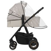 Carucior 2 in 1, Lionelo, Amber Plus, Cadru aluminiu, Cu landou intarit si salteluta moale, Reversibil, Maner ajustabil, Cu accesorii, Cu ventilatie panoramica 3D, Pana la 22 kg, EN1888-1, EN1888-2, EN1466, Bej BYNLO-AMBER_PLUS_2IN1_BEIGE_SAND