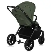 Carucior sport, Lionelo, Mika Plus, Cadru din aluminiu, Cu maner reversibil, Copertina XXL, Spatar reglabil in 3 pozitii, Cu accesorii, Pana la 22 kg, 6-48 luni; EN1888-1, EN1888-2 EN1466, Verde BYNLO-MIKA_PLUS_GREEN_OLIVE
