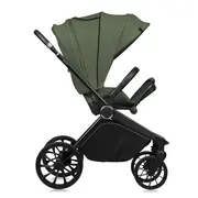 Carucior sport, Lionelo, Mika Plus, Cadru din aluminiu, Cu maner reversibil, Copertina XXL, Spatar reglabil in 3 pozitii, Cu accesorii, Pana la 22 kg, 6-48 luni; EN1888-1, EN1888-2 EN1466, Verde BYNLO-MIKA_PLUS_GREEN_OLIVE