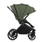 Carucior sport, Lionelo, Mika Plus, Cadru din aluminiu, Cu maner reversibil, Copertina XXL, Spatar reglabil in 3 pozitii, Cu accesorii, Pana la 22 kg, 6-48 luni; EN1888-1, EN1888-2 EN1466, Verde BYNLO-MIKA_PLUS_GREEN_OLIVE