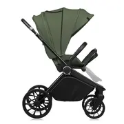 Carucior sport, Lionelo, Mika Plus, Cadru din aluminiu, Cu maner reversibil, Copertina XXL, Spatar reglabil in 3 pozitii, Cu accesorii, Pana la 22 kg, 6-48 luni; EN1888-1, EN1888-2 EN1466, Verde BYNLO-MIKA_PLUS_GREEN_OLIVE