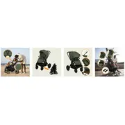 Carucior sport, Lionelo, Mika Plus, Cadru din aluminiu, Cu maner reversibil, Copertina XXL, Spatar reglabil in 3 pozitii, Cu accesorii, Pana la 22 kg, 6-48 luni; EN1888-1, EN1888-2 EN1466, Verde BYNLO-MIKA_PLUS_GREEN_OLIVE