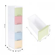 Raft cu 5 compartimente pentru depozitarea diverselor obiecte modernhome - multicolor edeedipjjcbs0019-05a