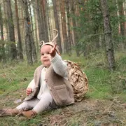 Vesta copii lana miel Womar Zaffiro 3Z-NKA-01 BBJ3Z-NKA-01_Bej_122/128