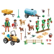 Playmobil - Tractor Cu Remorca Si Cisterna De Apa ARTPM71442