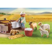 Playmobil - Tanarul Pastor Cu Turma De Oi ARTPM71444