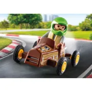Playmobil-FIGURINA COPIL CU KART ARTPM71480