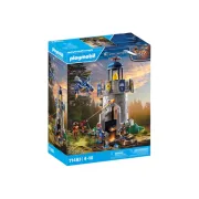 Playmobil-TURNUL CAVALERULUI CU FIERAR SI DRAGON ARTPM71483