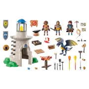 Playmobil-TURNUL CAVALERULUI CU FIERAR SI DRAGON ARTPM71483