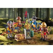 Playmobil-CREEAZA PROPRIA FIGURINA CAVALERII NOVELMORE ARTPM71487