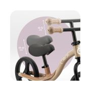 Bicicleta fara pedale cu roti led , Momi Isoka - Beige KRTROBI00076