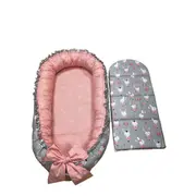 Cuib-Baby Nest My Kids Bunny Pink MYK00087115