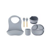 Set pentru diversificare din silicon, Momi Ami - Grey KRTAKCE00044
