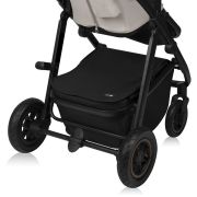 Carucior 3 in 1, Lionelo, Amber Plus, Cadru aluminiu, Cu landou intarit si salteluta moale, Cu scoica auto testata ADAC, Reversibil, Maner ajustabil, Cu accesorii, Cu ventilatie panoramica 3D, Pana la 22 kg, EN1888-1, EN1888-2, EN1466, ECE R129, Verde BYN