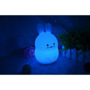 Lampa de veghe, FreeON, Silicon moale, Cu telecomanda si cablu USB, Cu 9 culori diferite si cronometru, Bear BYN84966