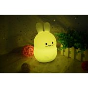 Lampa de veghe, FreeON, Silicon moale, Cu telecomanda si cablu USB, Cu 9 culori diferite si cronometru, Owl BYN84980