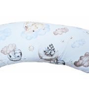 Perna pentru gravida, Fibre din silicon, 180 cm, Appekids - Clouds KRT142210