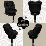 Scaun auto Appekids, I-SIZE, 40-150 cm, Rear Facing 360&deg;, Pro Confort - Black KRTAK275930