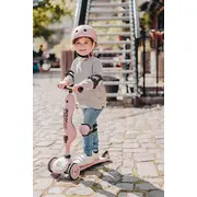 Set De Protectie Scoot And Ride, Genunchiere Si Cotiere, Marime Xxs, Rose Pjbc2380