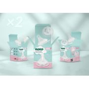 Set de 2 tetine anticolici pentru biberoane neno nen-bab-ak020