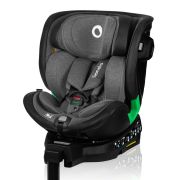 Scaun auto, Lionelo, Harmony i-Size, Rotire 360 grade, Protectie laterala, Cu spatar reglabil in 5 pozitii, Cu tetiera reglabila in 12 pozitii, 0-36 Kg, 40-150 cm, Cu Isofix, Husa din bambus, Conform cu ECE R129, Gri inchis BYNLO-HARMONY_I-SIZE_GREY_GRAPH