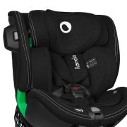 Scaun auto, Lionelo, Harmony i-Size, Rotire 360 grade, Protectie laterala, Cu spatar reglabil in 5 pozitii, Cu tetiera reglabila in 12 pozitii, 0-36 Kg, 40-150 cm, Cu Isofix, Husa din bambus, Conform cu ECE R129, Negru BYNLO-HARMONY_I-SIZE_BLACK_CARBON_BA