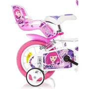 Bicicleta copii dino bikes 12' fairy alb hubdb-124rsn-05fy