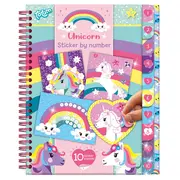 Carticica cu activitati si abtibilduri - unicorn
