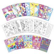 Carticica cu activitati si abtibilduri - unicorn