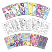 Carticica cu activitati si abtibilduri - unicorn