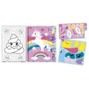 Carticica cu activitati si abtibilduri - unicorn