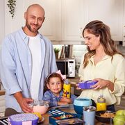 Caserola rotunda nava we care 850 ml roz smb10-262-011