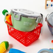 Caserola rotunda nava we care 850 ml roz smb10-262-011